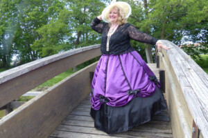 Joséphine, lors du Projet photos 2019 sur la thématique « Femme à travers le temps ! »